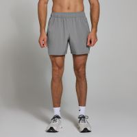 pantalon corto tejido con tiro de 13 cm active para hombre de mp - gris - s