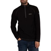 regatta polar montes sudadera ligera con media cremallera y raya pequena para hombre