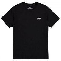 alpha industries tops y camisetas ss128507mc-03 black para mujer