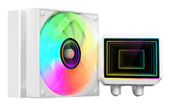 SISTEMA DE REFRIGERACION LIQUIDA MARS GAMING ML-TWO120W 1x120mm ARG 300W TDP COLOR BLANCO