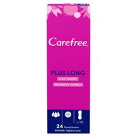 carefree plus long light scent pantyliners