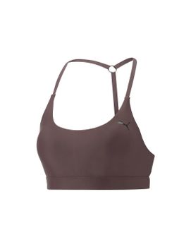 Sujetador deportivo de traning Puma Studio Ultrabare Strappy marrón Mujer