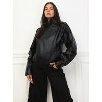 la modeuse cazadora de cuero 79622p189507 para mujer