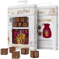 set dados y bolsa gryffindor harry potter