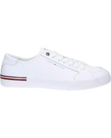 de tommy hilfiger fm0fm05399 core corporate vule leather ybs white
