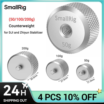 Estabilizadores de cardán SmallRig (50g) Para DJI RS 2/RSC 2/RS3/RS3 Pro para zhiyun-tech, 1/4 hilos para Video Balance 2459