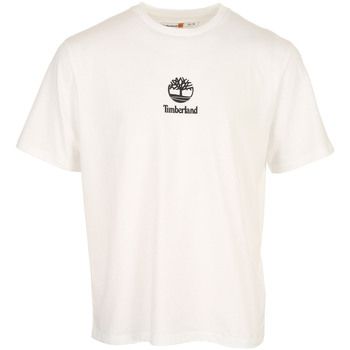 Timberland Camiseta Print Stack Logo Short White para hombre