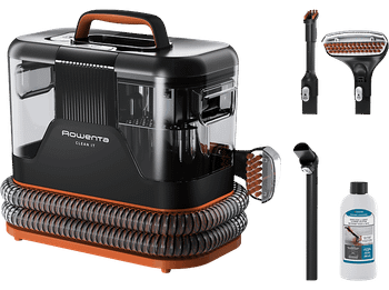 Aspirador de tapicerías - Rowenta IN5011 Clean It, Limpia y manchas, Depósito extraíble 1.8 L, Hasta 12.5 kPa, 400W, Sistema autolimpieza