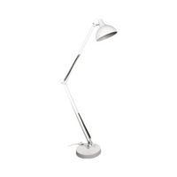lampara de pie antigona lumit articulada con altura ajustable blanco o30 cm