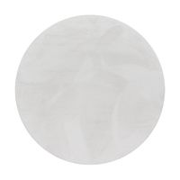 alfombra suave solina blanco 200 cm redondo