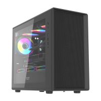 caja pc darkflash db460m negra m-atx itx cristal templado