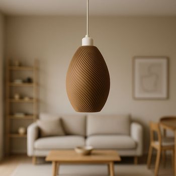 Lámpara De Techo Modelo Paval Bbb Beige Cable De Seda Trenzado Blanco Embellecedor Florón De Techo Blanco Luz Led E27