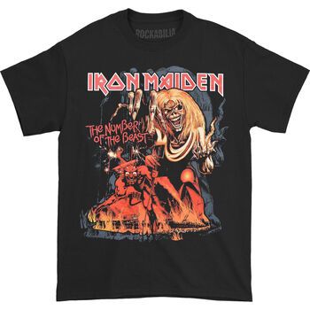 Iron Maiden Camiseta manga larga Number Of The Beast Graphic para hombre