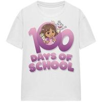 dora the explorer camiseta 100 days para mujer