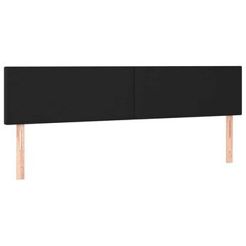 Cabeceros Cuero Sintético Negro 160x5x78/88 Cm Vidaxl
