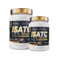 isatc manhattan cfm isolate  hydrolyzed  aislado  hidrolizado de proteina 89  hypertrophy nutrition  sabor platano  2 kg