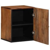 armario de pared con almacenamiento marron miel 38 x 33 x 48 cm