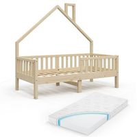 cama en forma de casa noemi 80x160 cm con colchon vitalispa