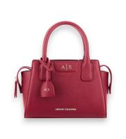 ax armani exchange para mujer xw002159af26570u5102 bolso texturizado con asas rojo osfa casual poliester