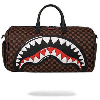 Sprayground Bolso Borsone Sharks In Paris Wtf Bubble Brown Check para mujer