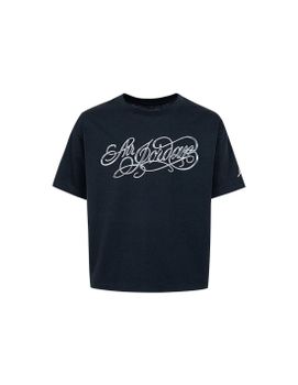 Camiseta Jordan Air Ss Gfx T Infantil Azul Marino