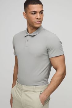 Polo Man Active De Golf, Beige