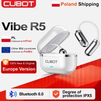 envio desde polonia auriculares bluetooth inalambricos cubot vibe r5 bateria del auricular 40mah sonido de 12mm bluetooth 60 impermeables ipx5 auriculares abiertos auriculares para gamers