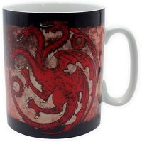 taza game of thrones targaryen fire and blood ceramica 460 mls