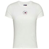 tommy jeans camiseta camiseta slim logo mujer para mujer