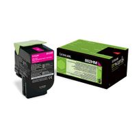 lexmark 802sm original magenta standard capacity return program toner cartridge 80c2sm0