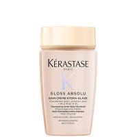 kerastase gloss absolu bain creme hydra-glaze shampoo for thick frizzy hair 80ml