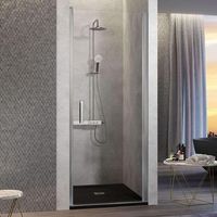 puerta abatible de ducha nardi  70-74 cm
