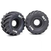 2 neumaticos de monster truck con ruedas ajustables de 14 mm  17 mm para autos rc axial de 18 losi lmt w66 kyosho mode