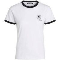 karl lagerfeld tops y camisetas b3w17092 ikon choupette tshirt para mujer