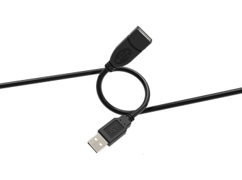 Cable USB - ISY IUC-1020, 2.0, USB-A a USB-A, 1.5m, 480 Mbps, Negro