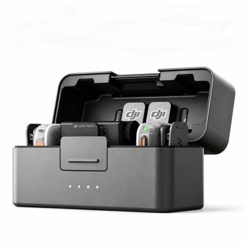 DJI Mic Mini 2S micrófono lavalier inalámbrico 32 bits de punto flotante grabación interna rango de 400 m cancelación de