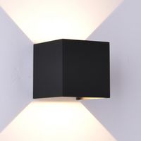 aplique de exterior led davos dim 2700k 2x6w