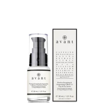 Avant Skincare Flawless Energising and Oxygenating Caffeine 2-1 Face and Eye Serum 30ml