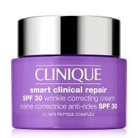 clinique cosmetica facial smart clinical repair cream crema hidratante reparadora antiarrugas spf30