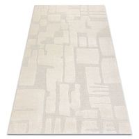 alfombra dune 2527 crema  piedras estructura 280x370 cm