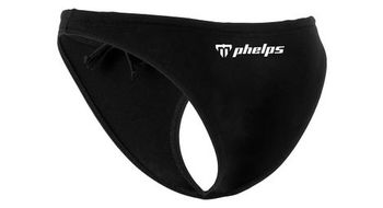 Michael phelps bottom de dos piezas para mujer negro