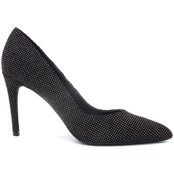 Liu Jo Zapatos de tacón Vickie 05 Décolleté Glittered Black SF1147PX196 para mujer