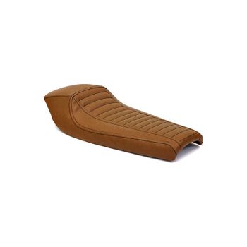 Asiento completo universal para moto Street Track marrón
