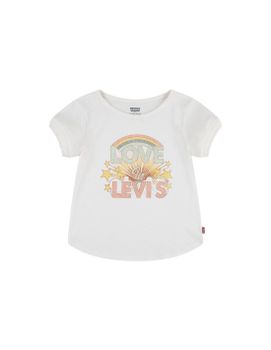 Camiseta Levi's Double Cuff Niña Gardenia