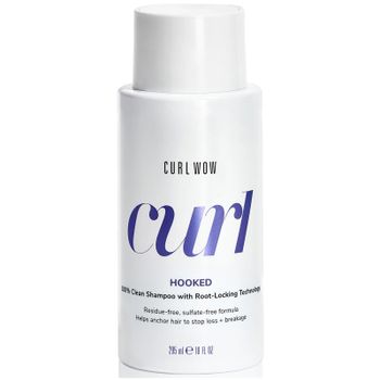 Champú Clean Curl Wow HOOKED 100% Clean con tecnología Root-Locking de Color WOW 295 ml