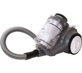 RUSSELL HOBBS RHCV4001 Titan Multi Cyclonic Cylinder Bagless Vacuum Cleaner - White & Grey, White