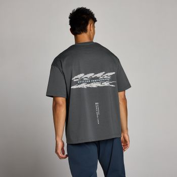 Camiseta gráfica Hybrid Built For Performance para hombre de MP - Gris oscuro - XS