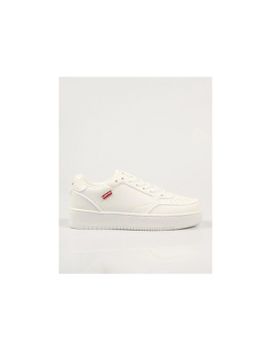 Zapatillas Levis Paige Mujer Blanco