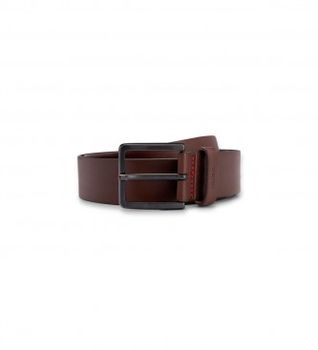 HUGO para hombre. 50385358 Cinturón de Piel Gionio marrón (90 cm), Casual