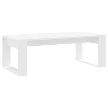Mesa De Centro 102x50x35 Cm Madera - Blanco